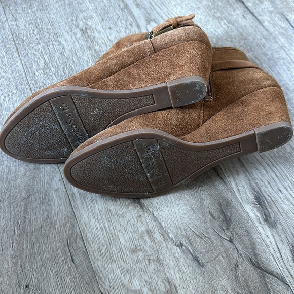 Franco Sarto Cognac Suede Boots 6 - Picture 5 of 11